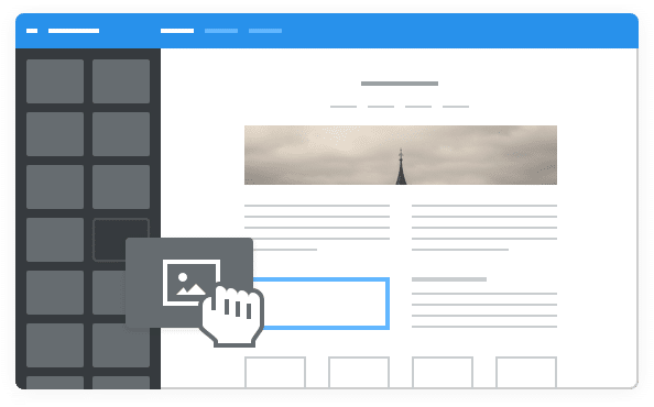 Drag-and-drop editor